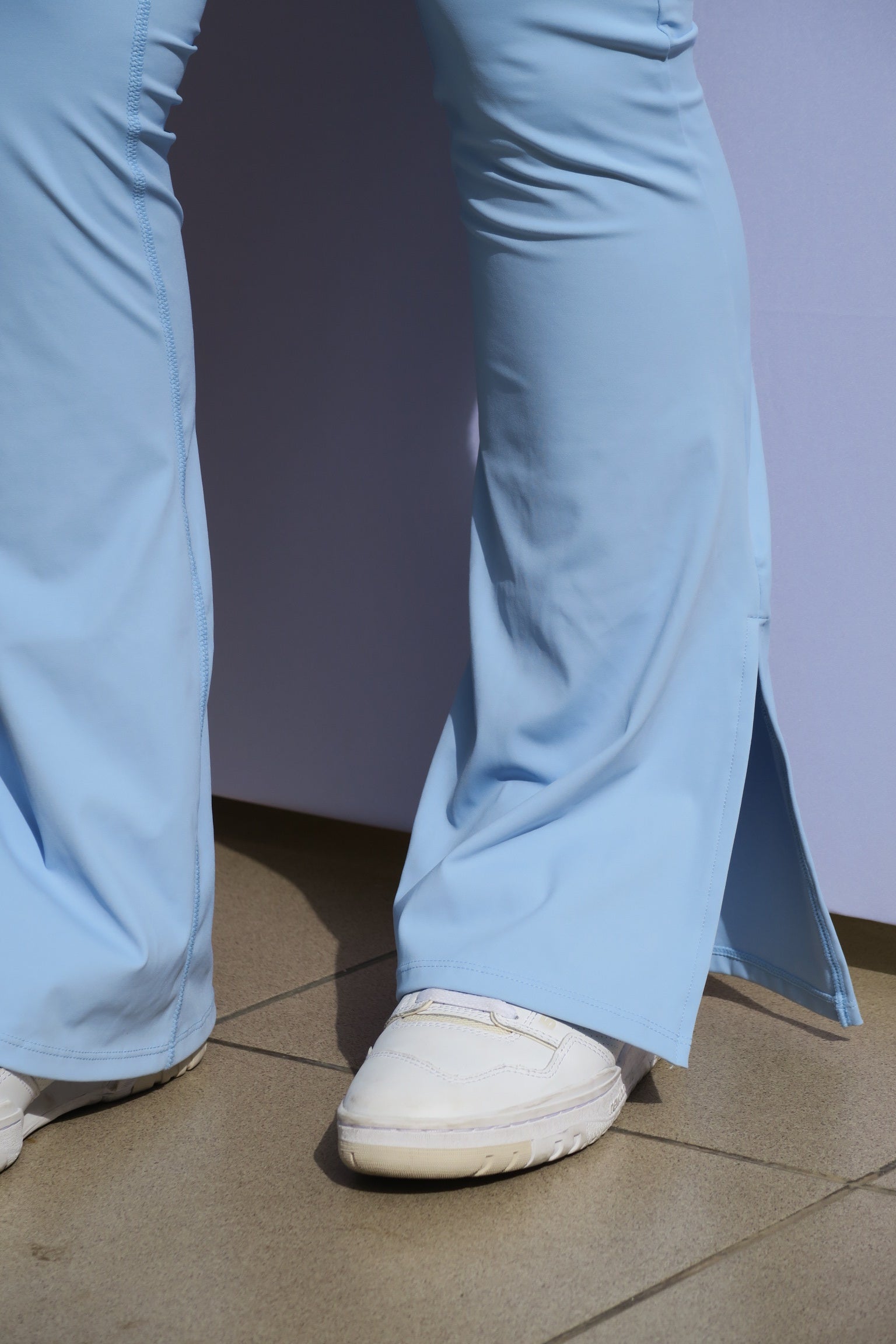 Open Seam Flared Legging