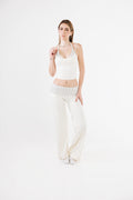 Polka Wide Leg Pants