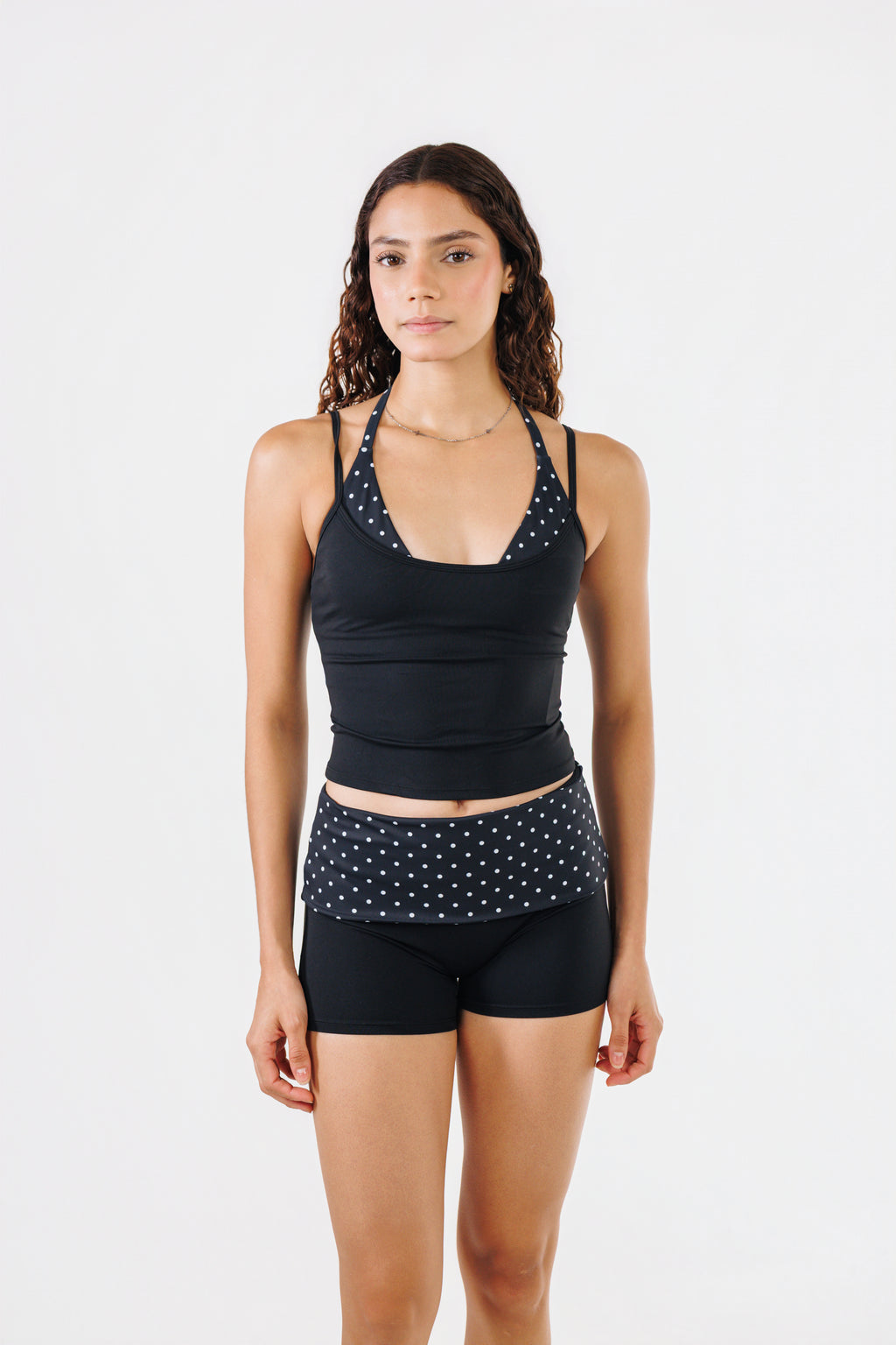 Polka Two Faced Tank Top