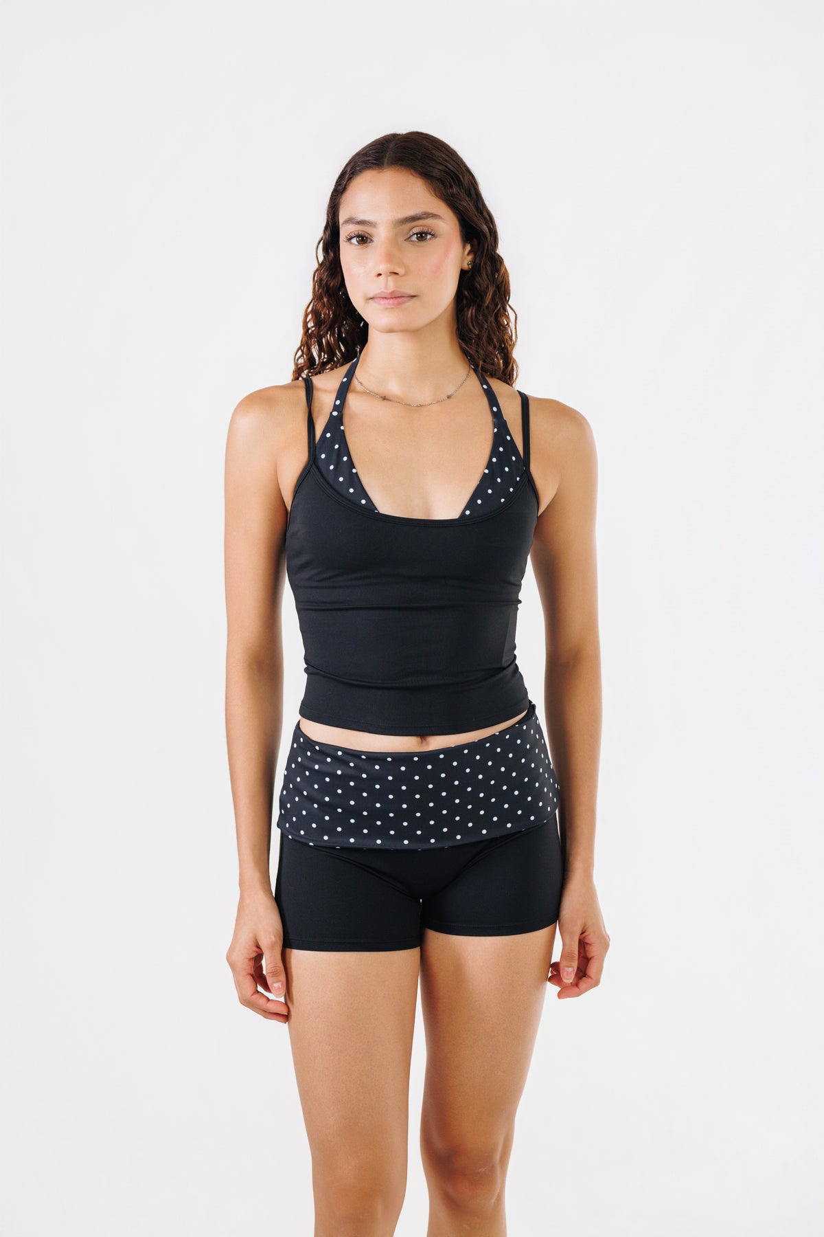 Polka Two Faced Tank Top
