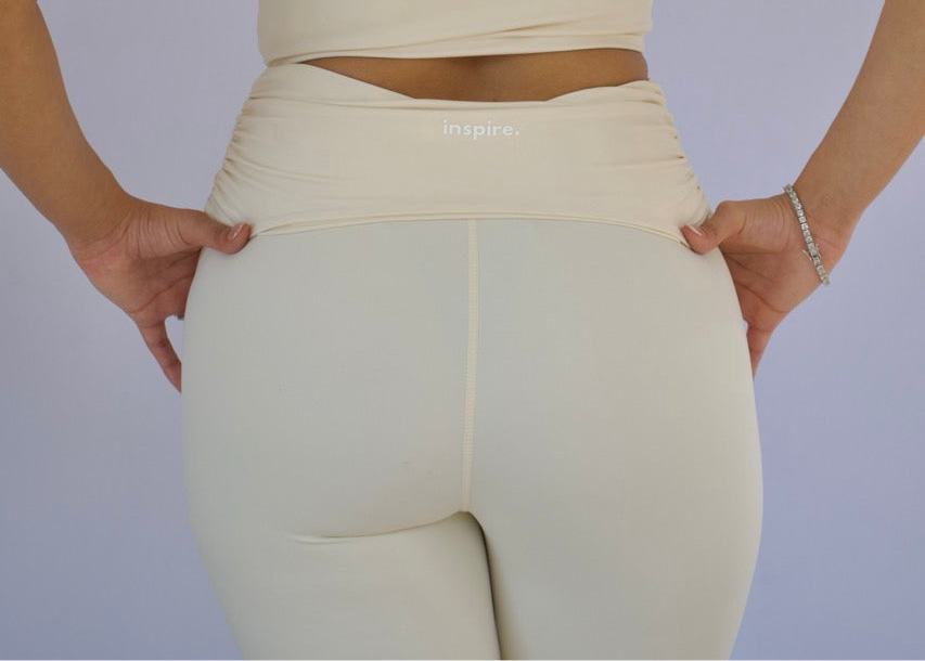 Wrap Waist Flared Legging