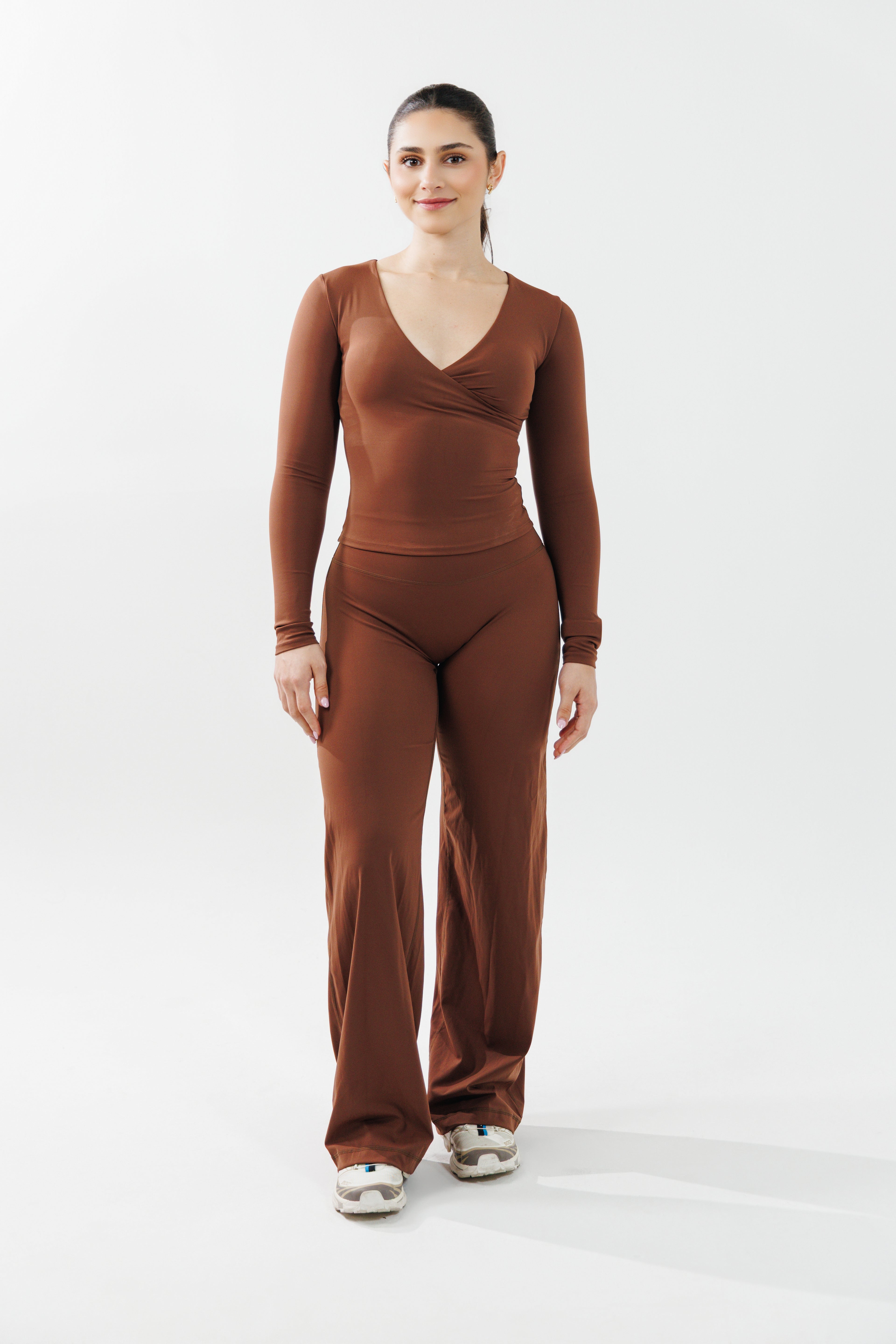 Serenity Wrap Long Sleeve Top