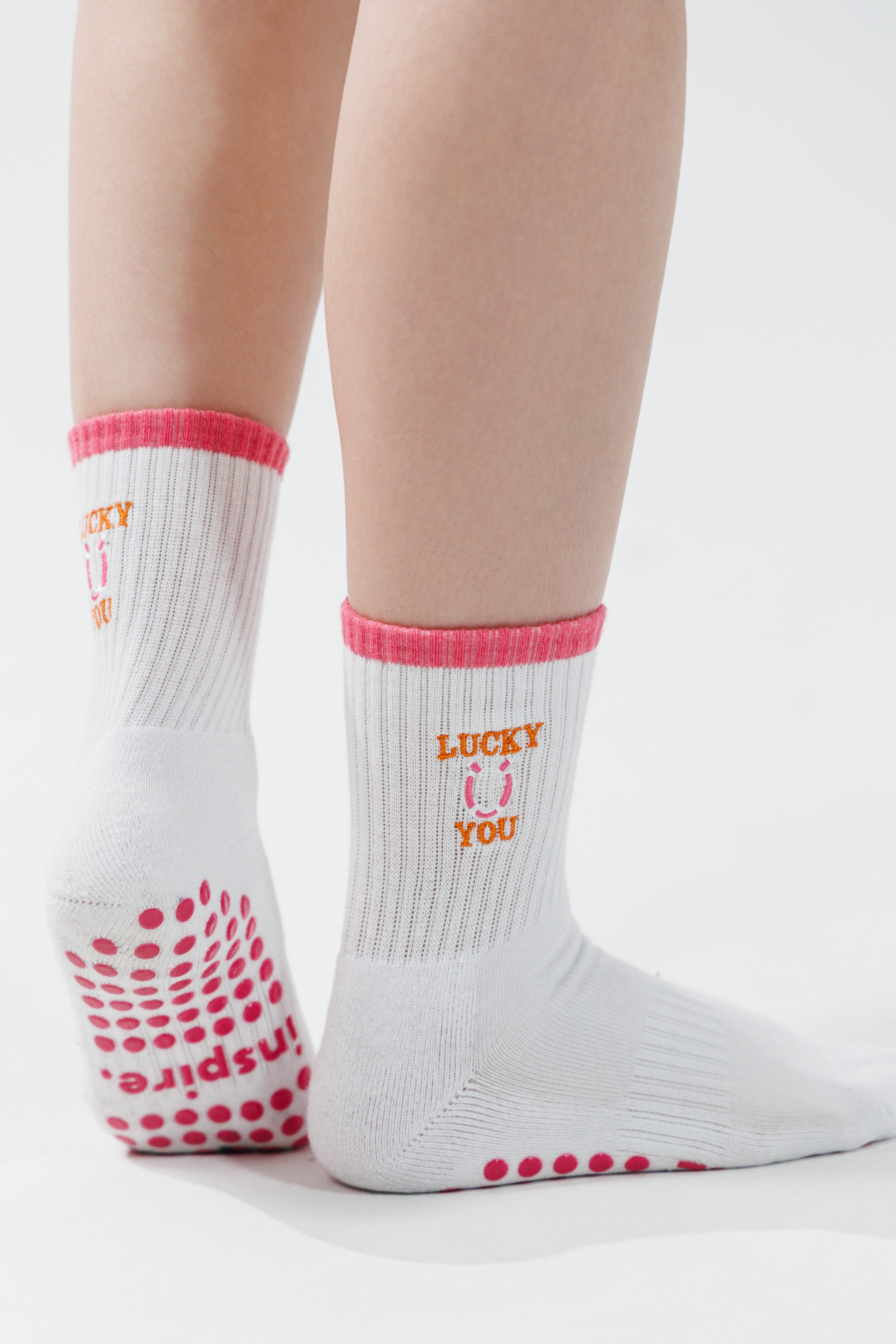 LUCKY YOU GRIPPY SOCK