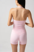 Halter V-Neck Top