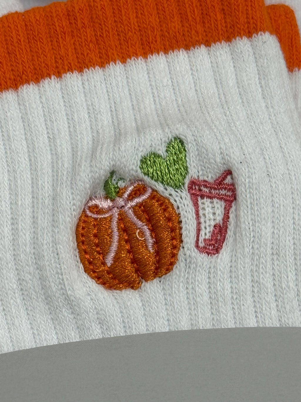 Pumpkin Spice Grippy Sock