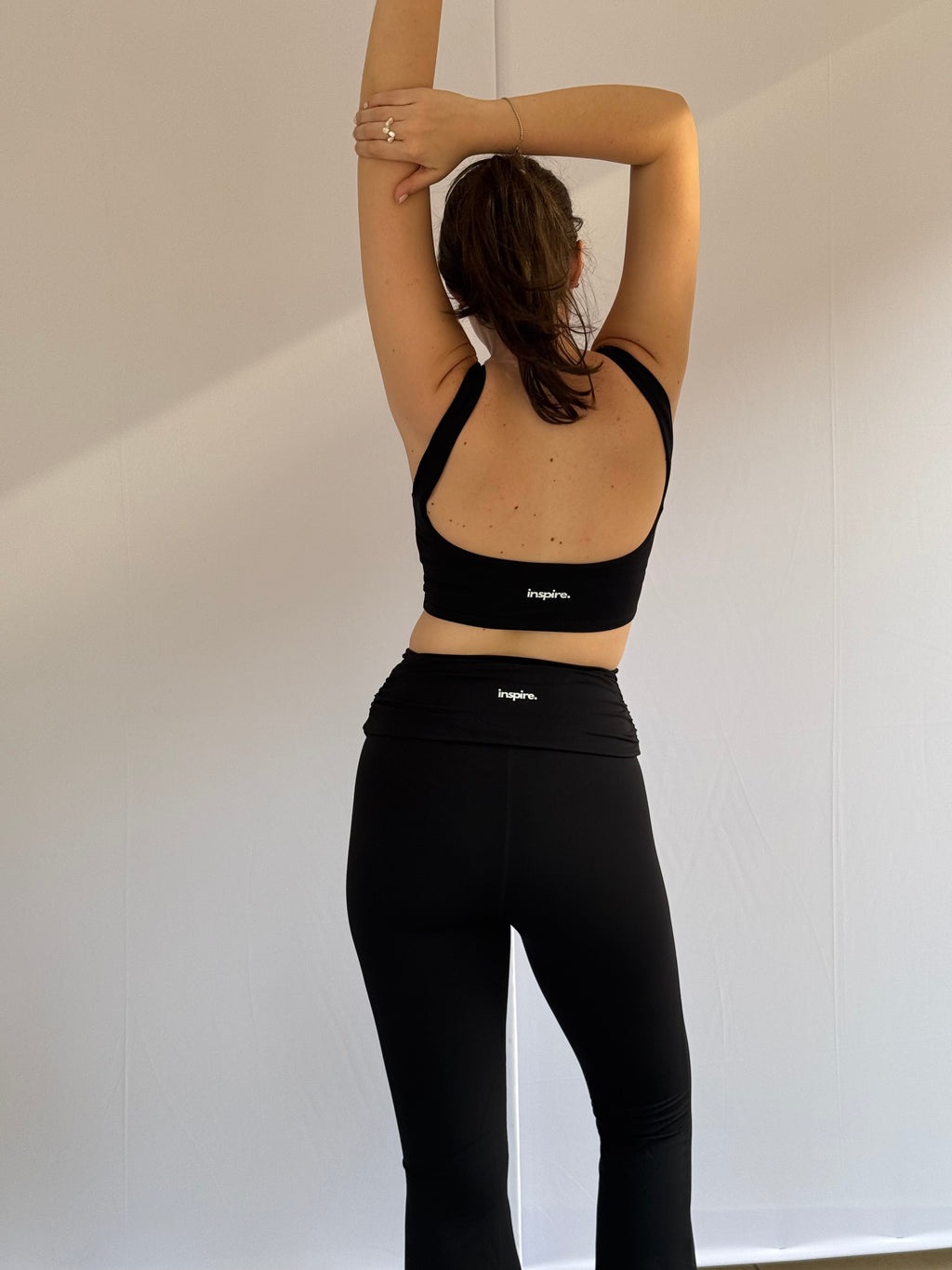 Fringe Waist Flared Legging