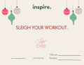 Sleigh Your Workout Gift Card