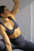 Crossed Halter Bra