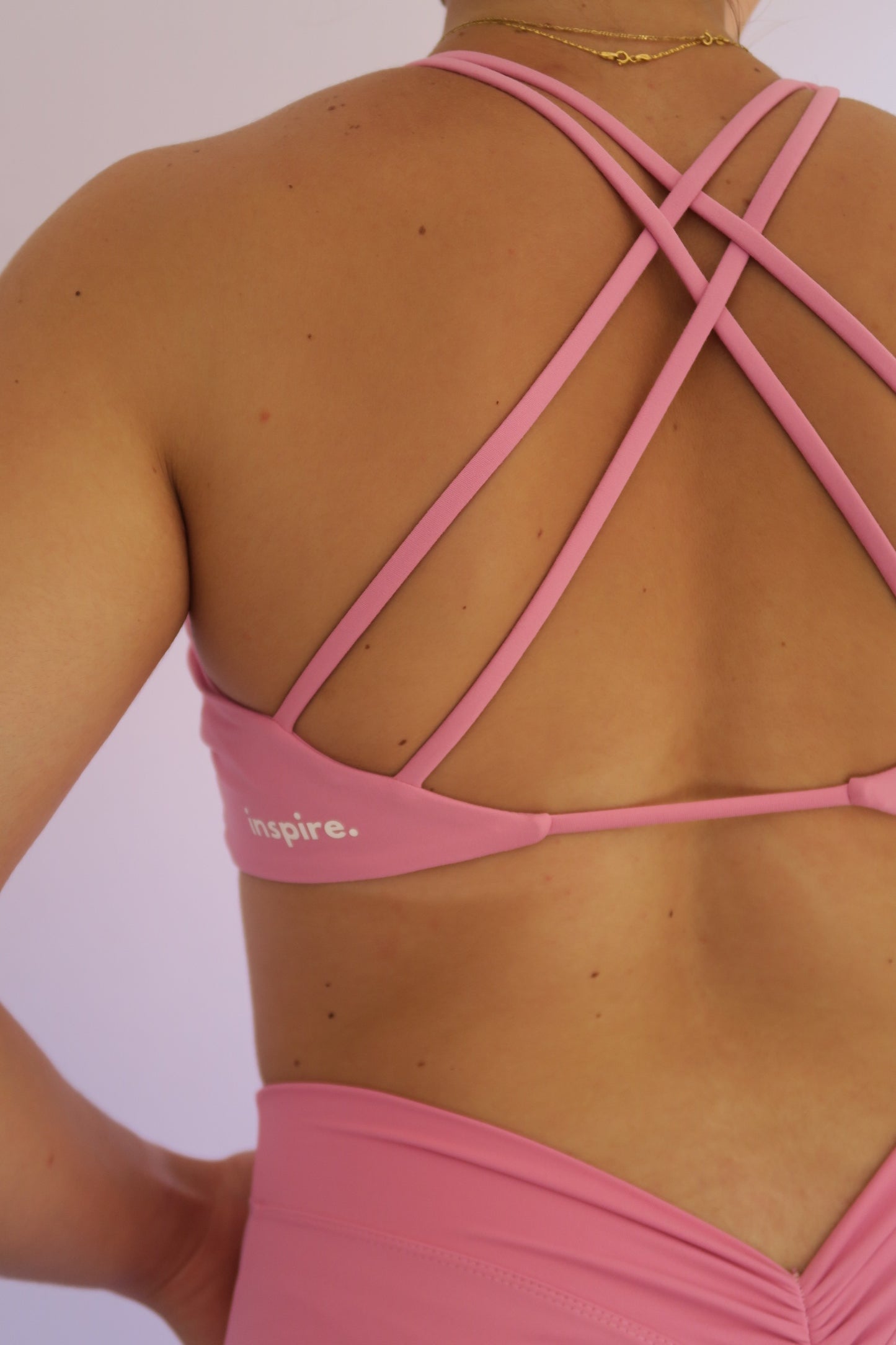 Seeker String Back Crossed Bra