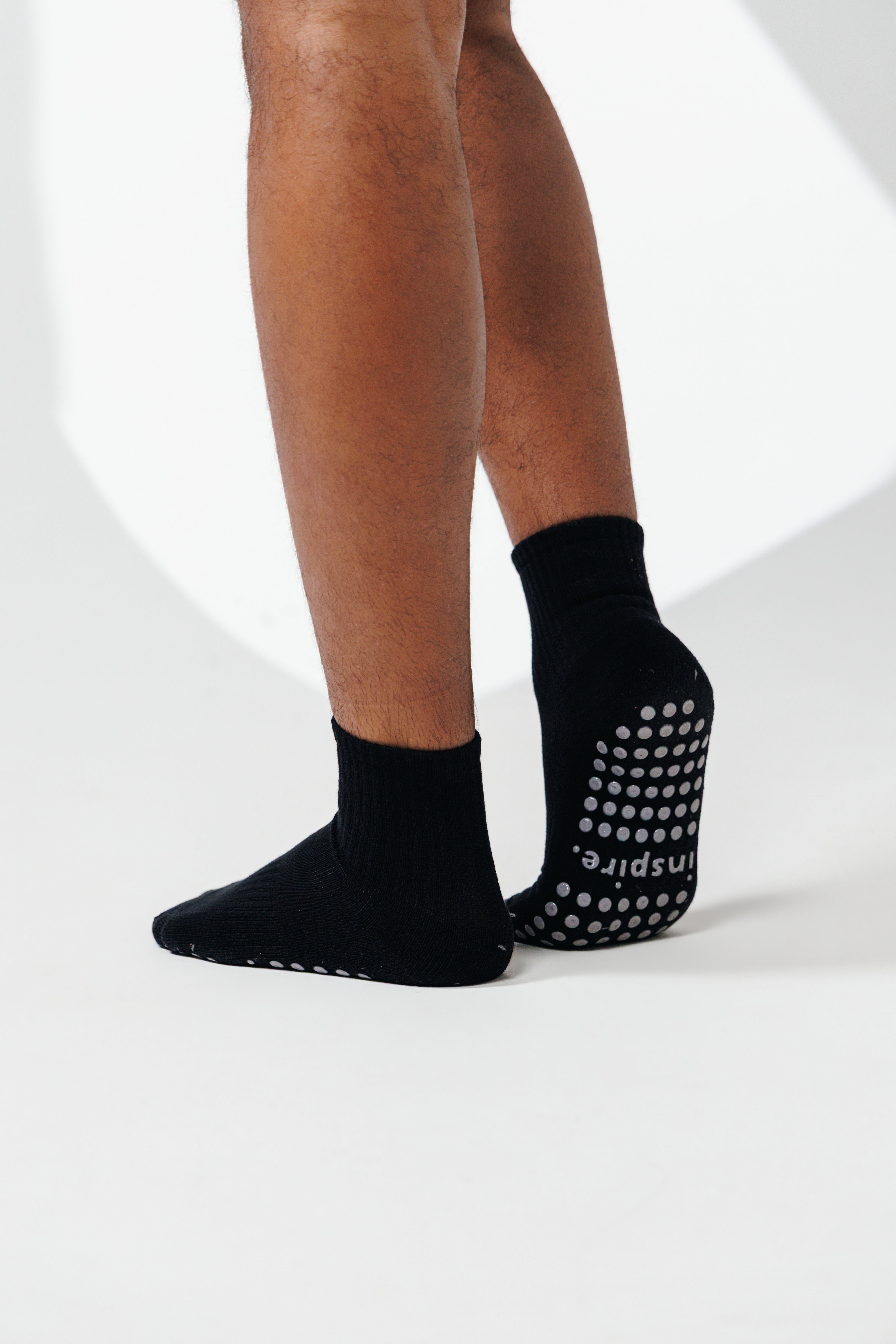 Basic Black Grippy Socks