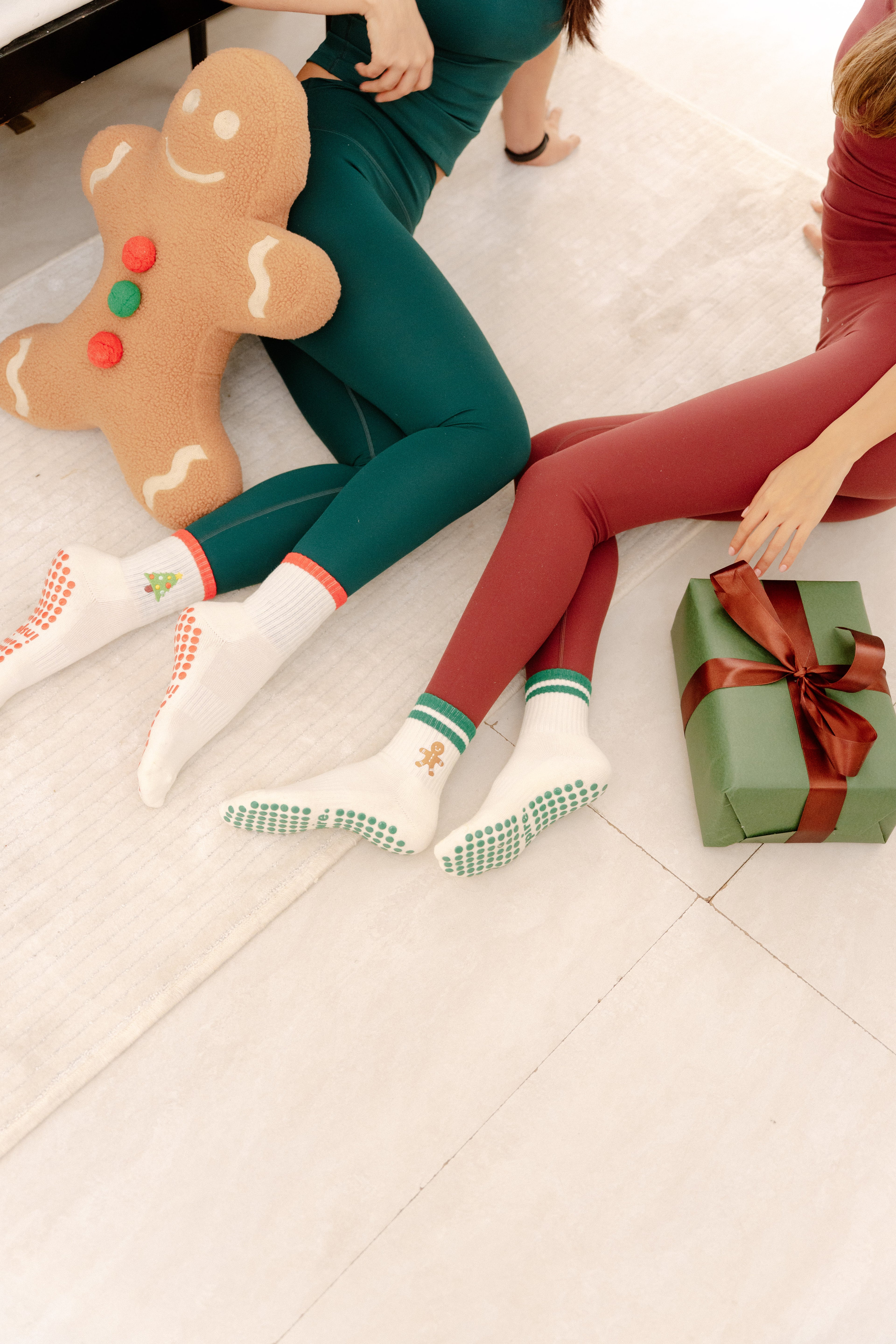 Ginger Bread Grip Socks