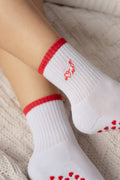 Fiery Love Letter Grippy Socks