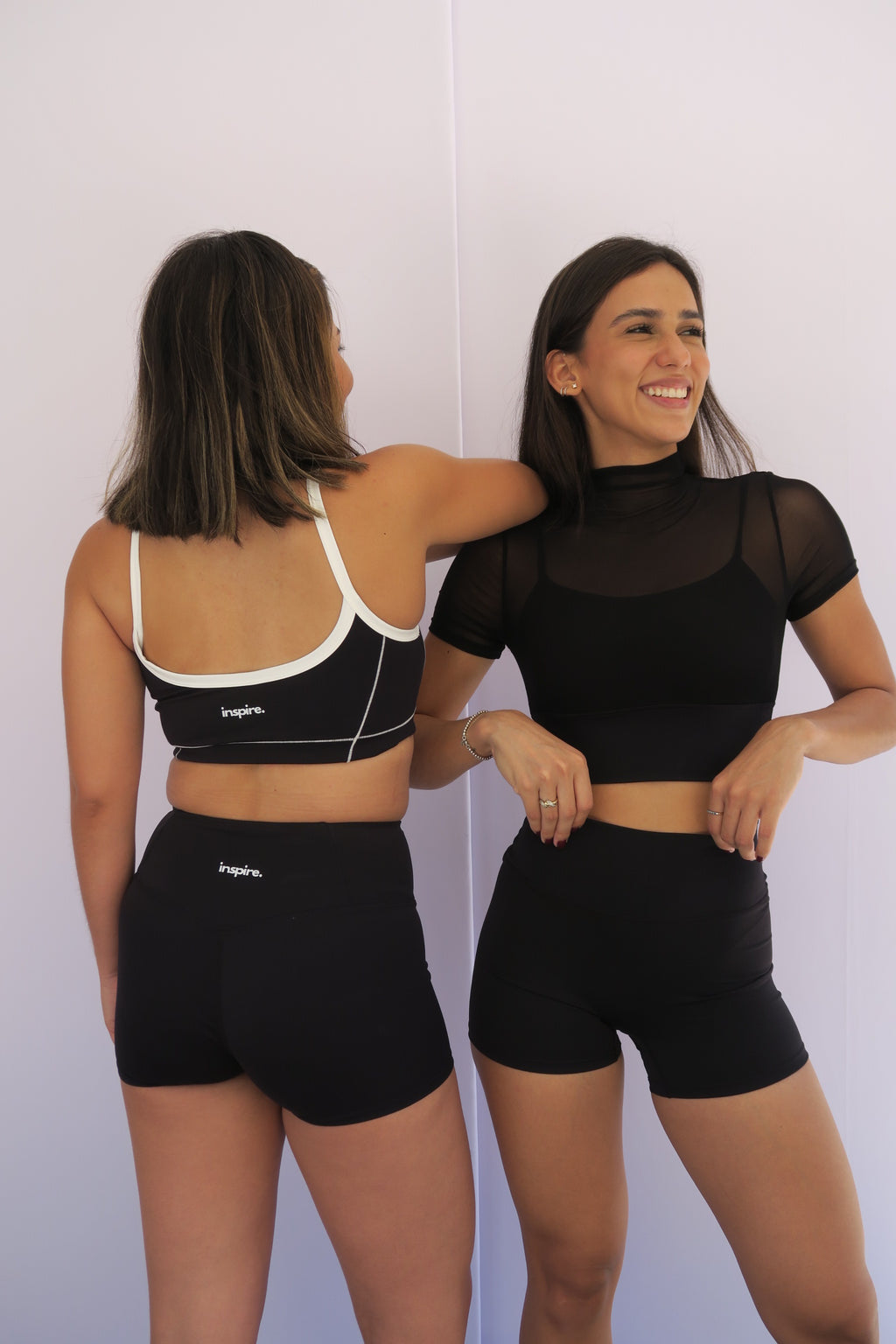 Fitted Mesh Crop Top