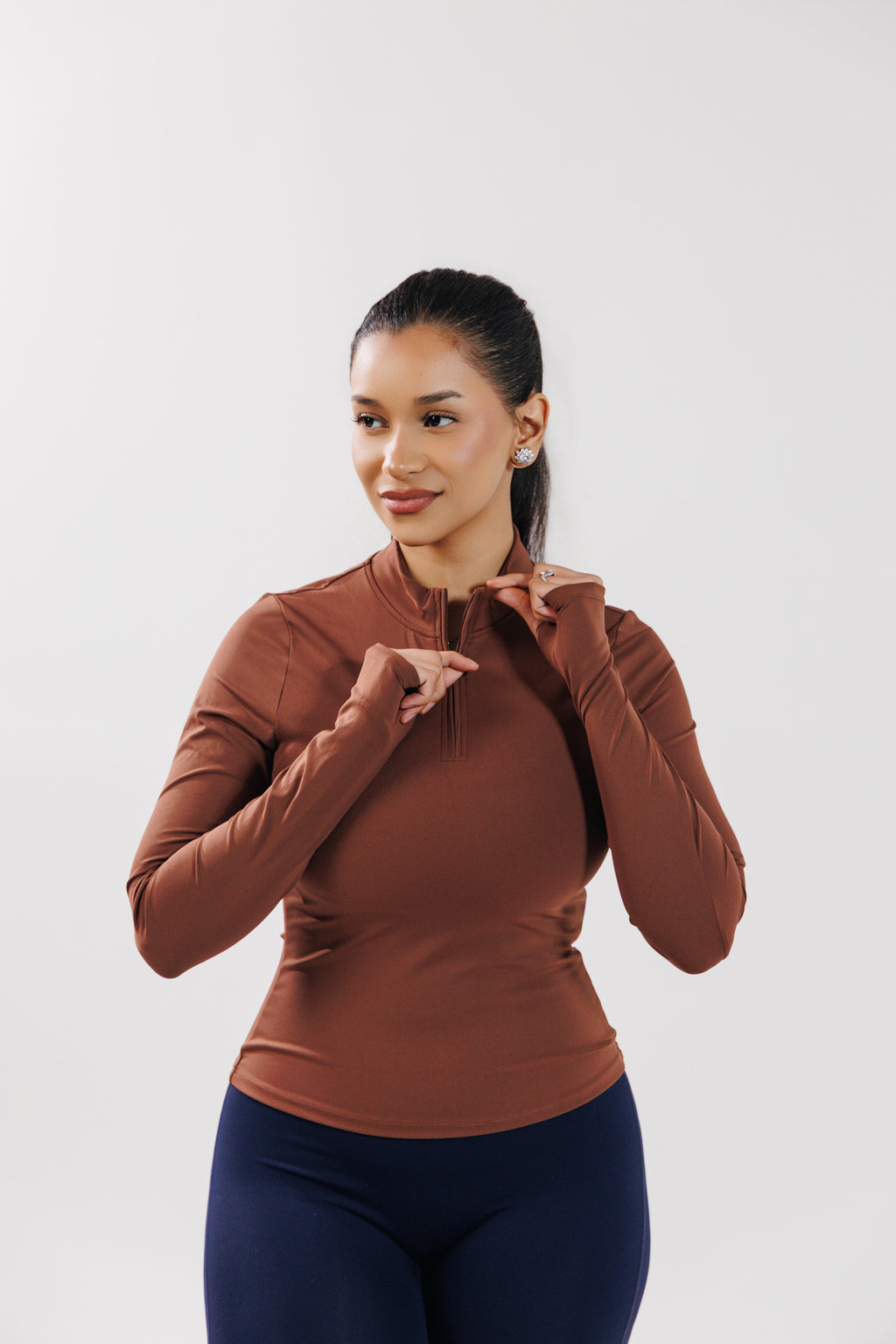 Align Crew Half Zip UP Long Sleeve