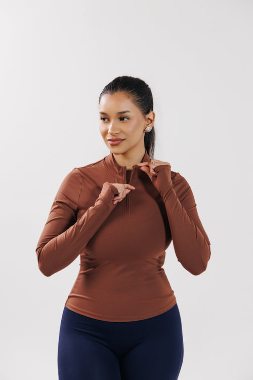 Align Crew Half Zip UP Long Sleeve