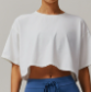 Over Sized Cropped Tee