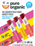 Pure Organic Fruit Protein Bars