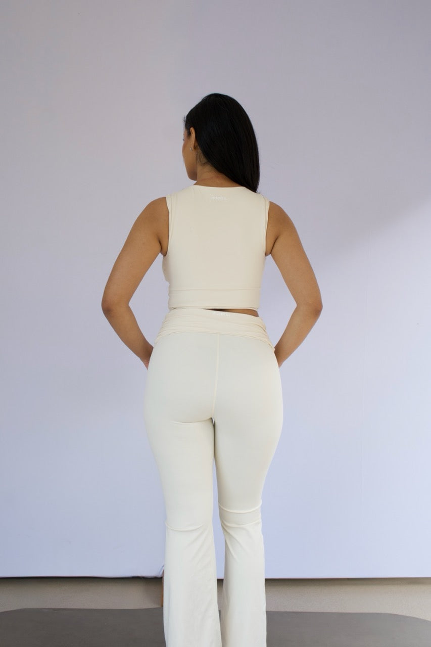 Wrap Waist Flared Legging