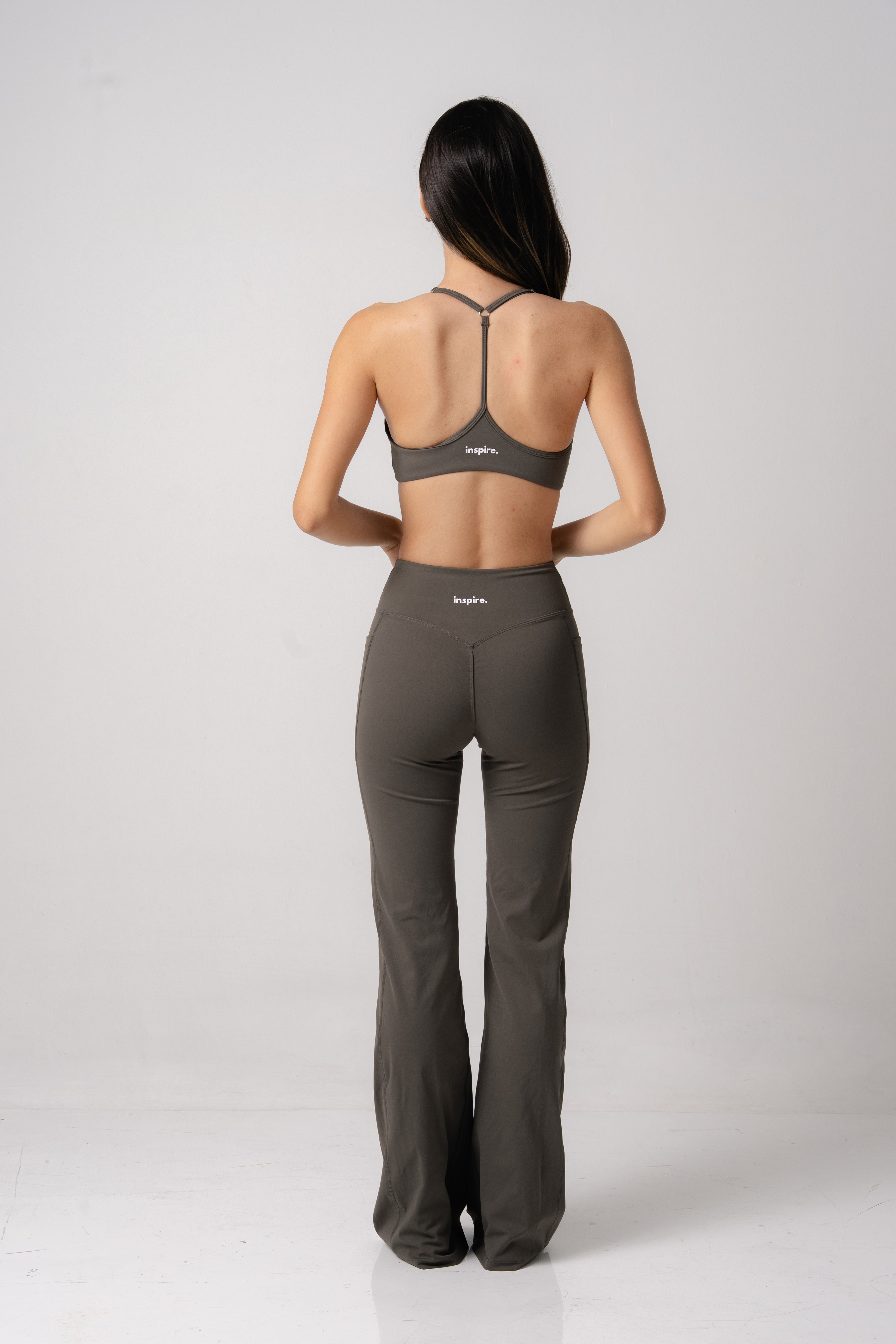 Crossed Waist Pocket Legging