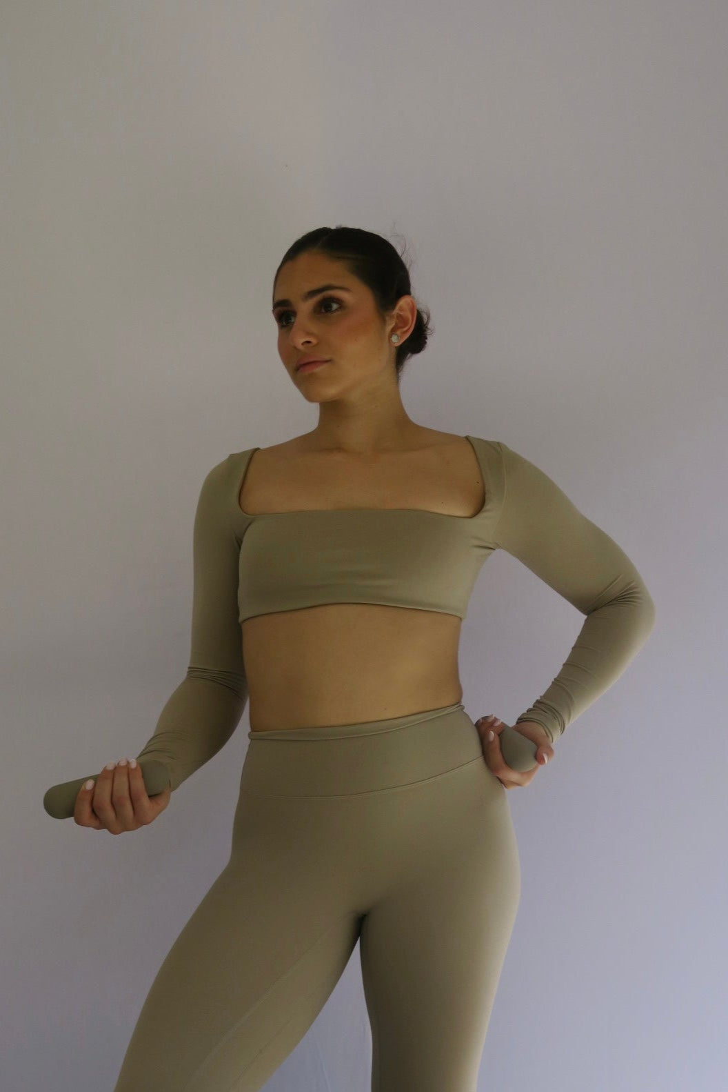 Long Sleeve Cropped Top