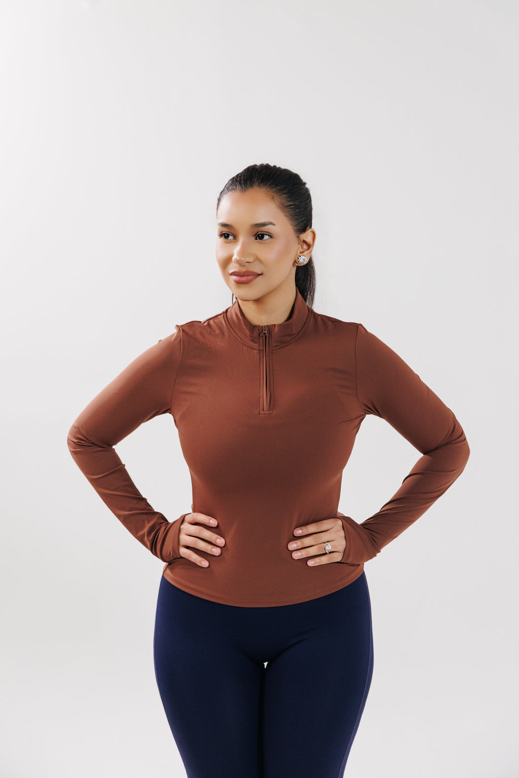 Align Crew Half Zip UP Long Sleeve