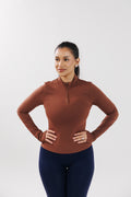 Align Crew Half Zip UP Long Sleeve